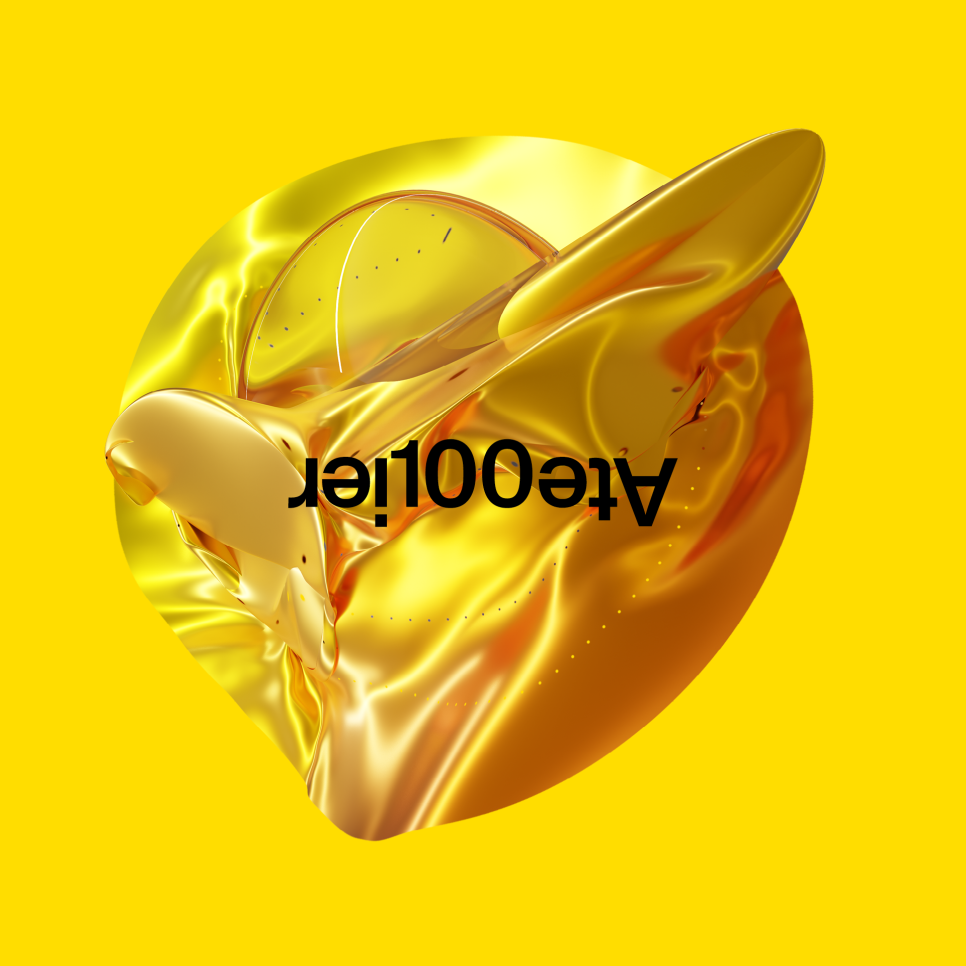 런던의 하이퍼 로컬 브랜드 ‘아틀리에100’ 2 0 Atelier100의 로고