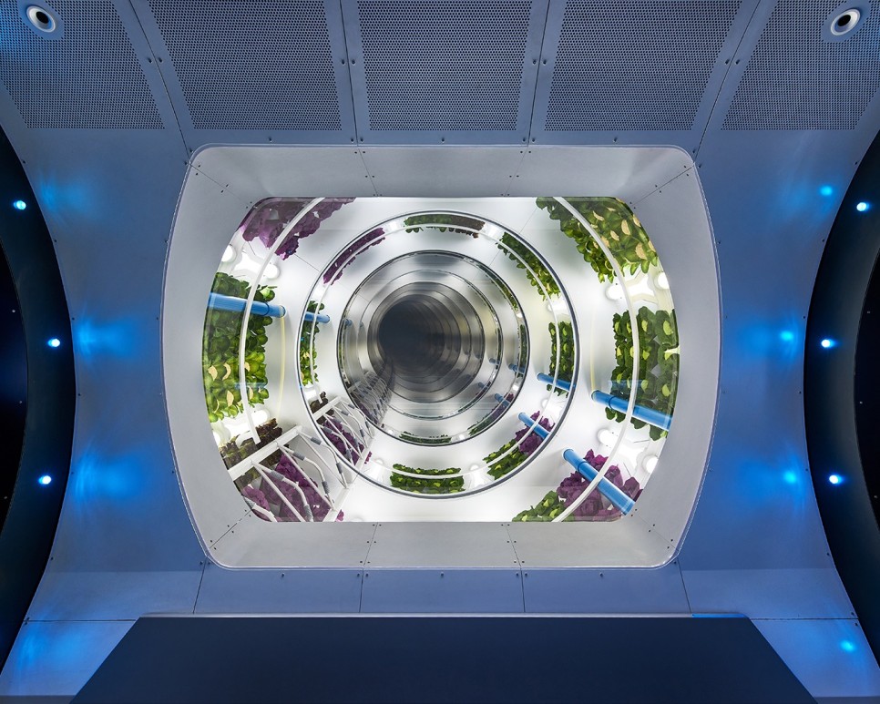 우주 정거장 레스토랑 콘셉트의 공간, 스페이스 220 12 12 10