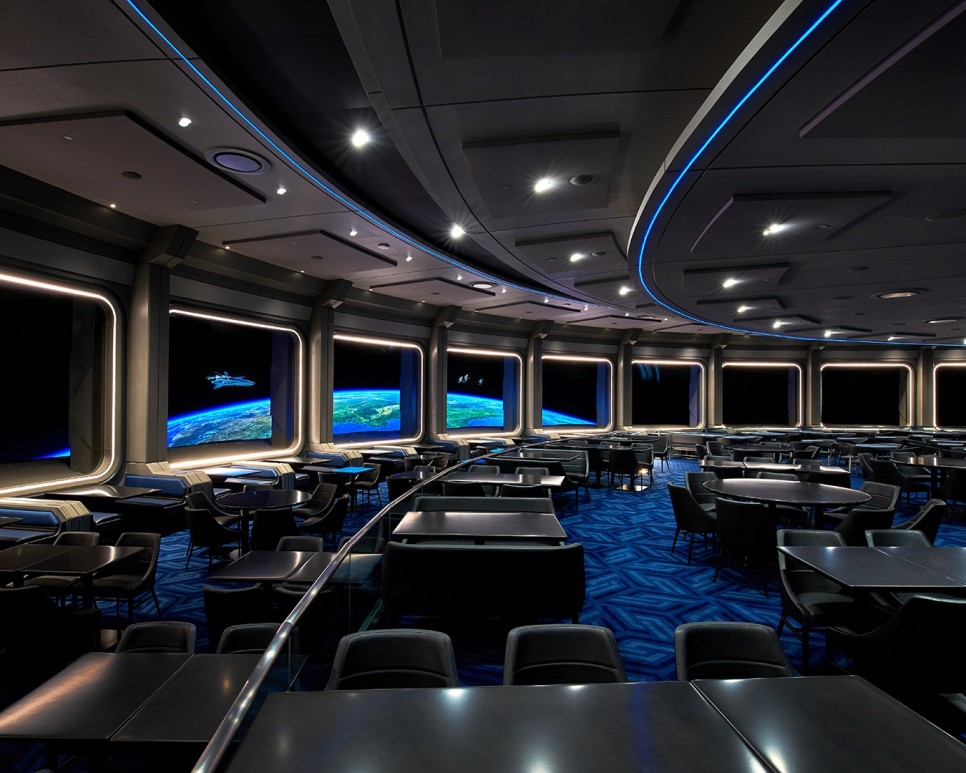 우주 정거장 레스토랑 콘셉트의 공간, 스페이스 220 14 14 10