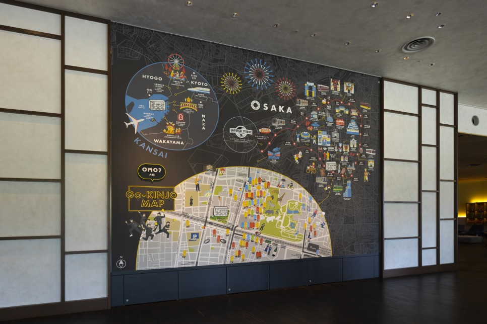 도심 여행의 베이스캠프, OMO 20 Go KINJO MAP OMO7 Osaka by Hoshino Resorts