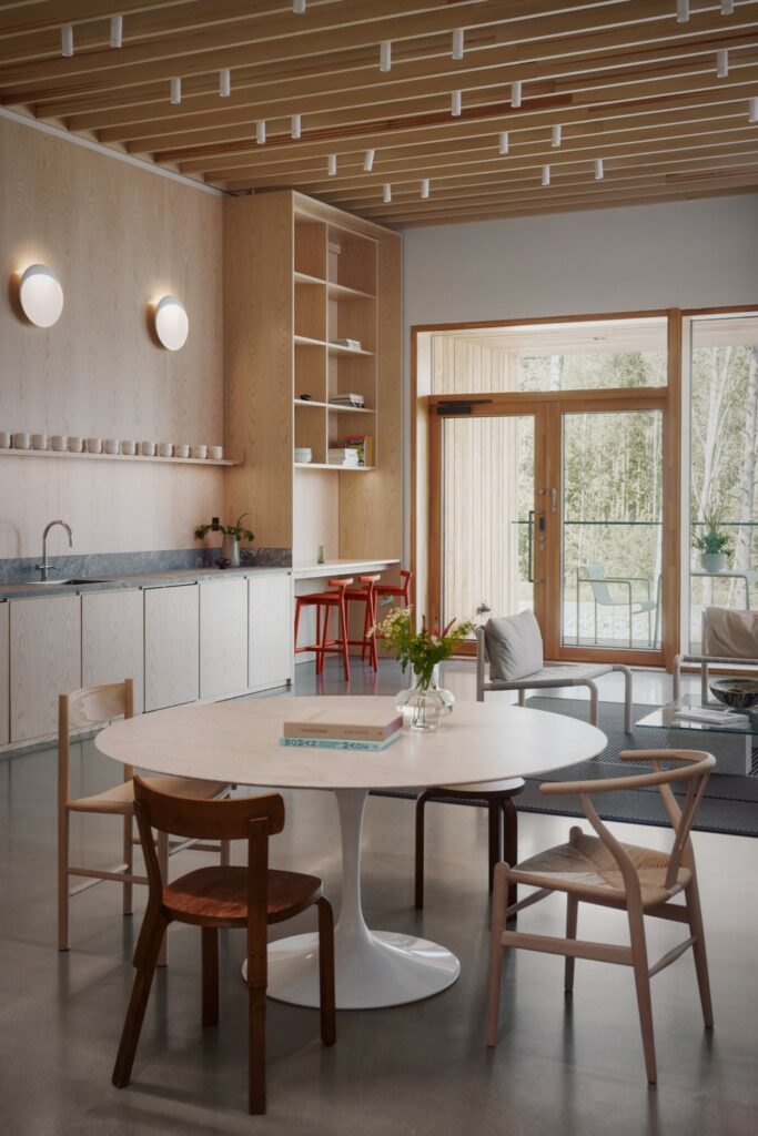 핀란드 숲에 지은 물류센터, 피니시 디자인 숍 12 사진 12 물류센터 내부 공간 © Mikko Ryhanen