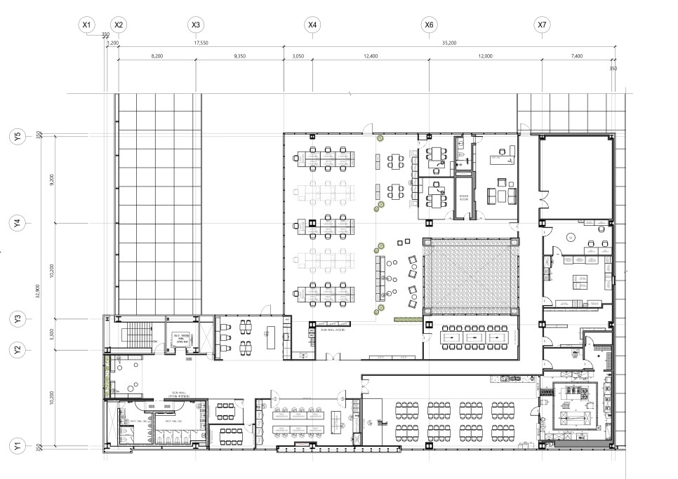 그릭요거트 브랜드 '요즘'의 신사옥은 어떤 모습일까? 11 요즘오피스 평면도