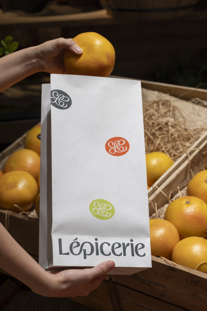 롯데백화점 인천점 식품관 리뉴얼 프로젝트 1 04 레피세리 청과 소포장 봉투