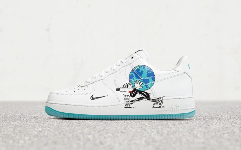 스티븐 해링턴 X 나이키 에어포스1, 나이키 제작 © Steven Harrington Artworks LLC © NIKE