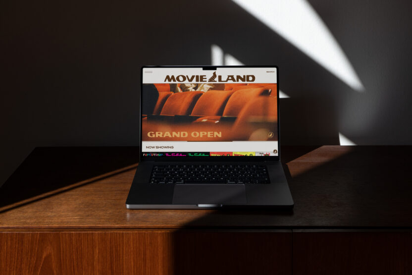 이야기를 파는 디자이너의 영화관, 무비랜드 13 웹사이트 이미지 02