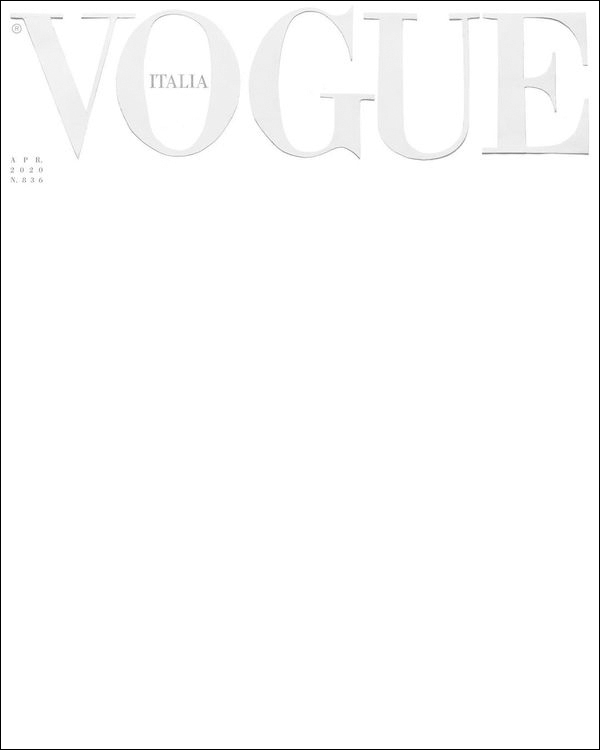 코로나 시대의 잡지 표지 7 3 1 보그 이탈리아