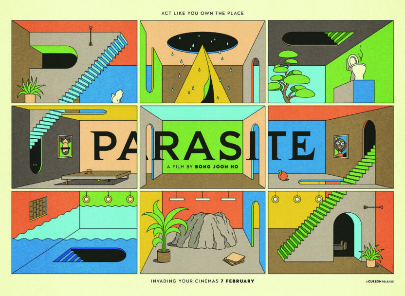 할 말 많은 영화 포스터, 영화 〈기생충〉을 둘러싼 디자인 1 200225000000212 O