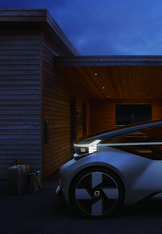 항공기 대신 단거리 여행의 새로운 대안 볼보 자율주행차의 미래 비전, 360c 4 200424000002150 O