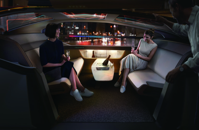 항공기 대신 단거리 여행의 새로운 대안 볼보 자율주행차의 미래 비전, 360c 2 200424000002151 O