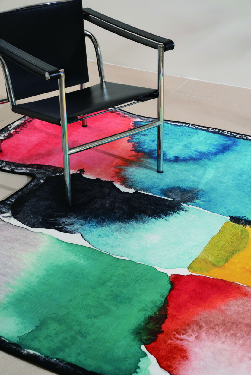 공간 디자이너가 그림을 그려 넣은 카펫 1 220103000000002 O