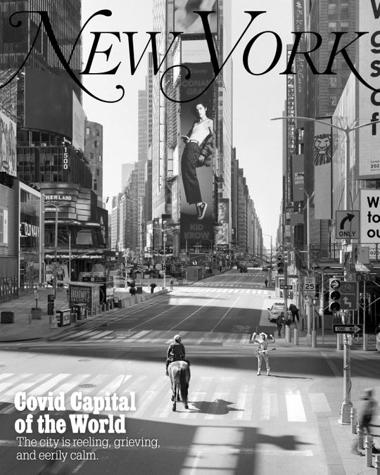 코로나 시대의 잡지 표지 7 2 2뉴욕매거진 04 10 2020 social cover issue 8.rvertical.w540