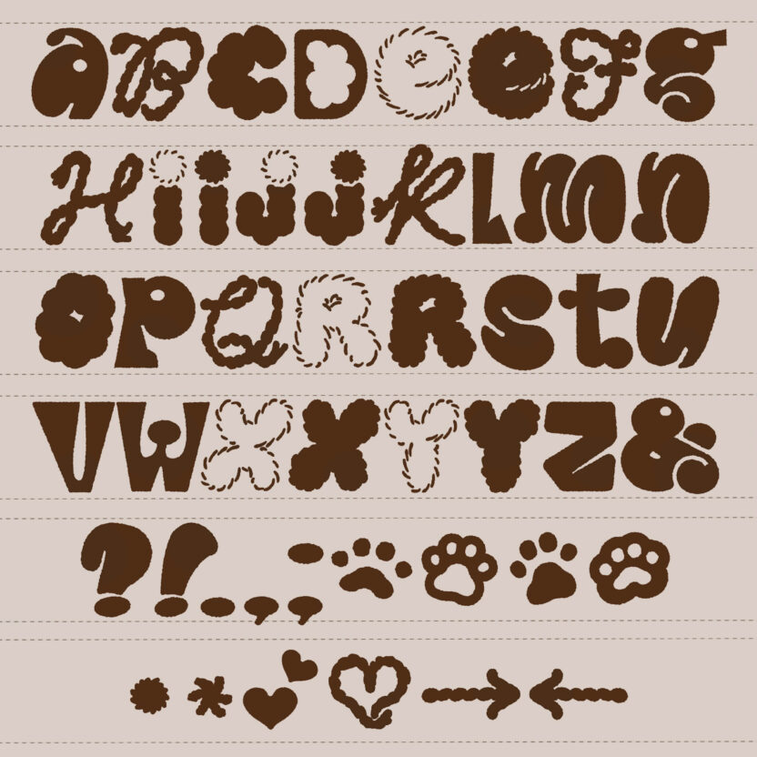 다양성을 말하는 방식, 올루올루 프로젝트 2 Font 1