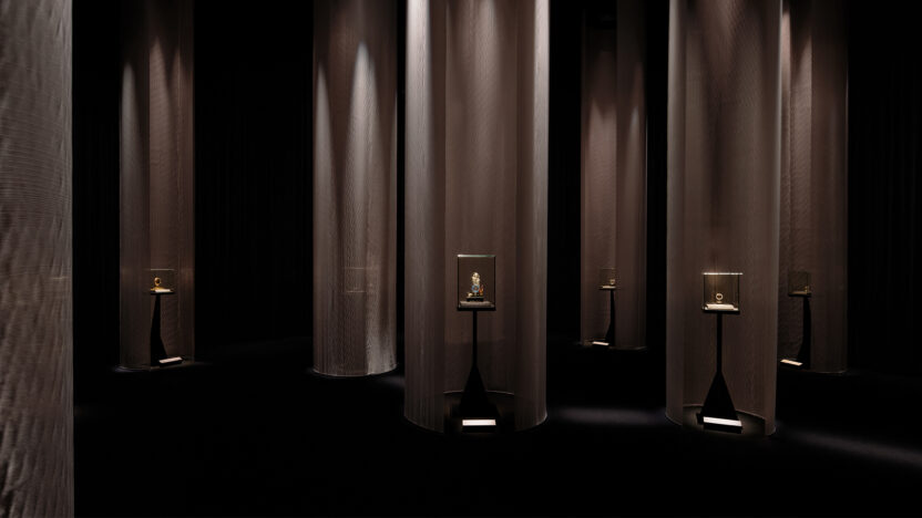 〈까르띠에, 시간의 결정〉을 관람하는 4가지 포인트 3 까르띠에 시간의 결정 전시 내 프롤로그 파트©Cartier ©Victor Picon