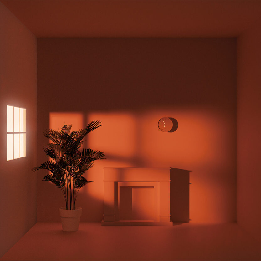 디지털 정반합, 〈뉴앙스, 빛과 그림자〉전 2 빛과 시간의 단상1. 하루 인생