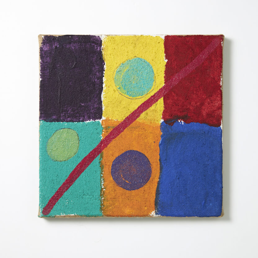 윤기와 구홍의 〈구홍과 윤기〉전 3 당구장 2024 30x30cm 캔버스에 아크릴 마카