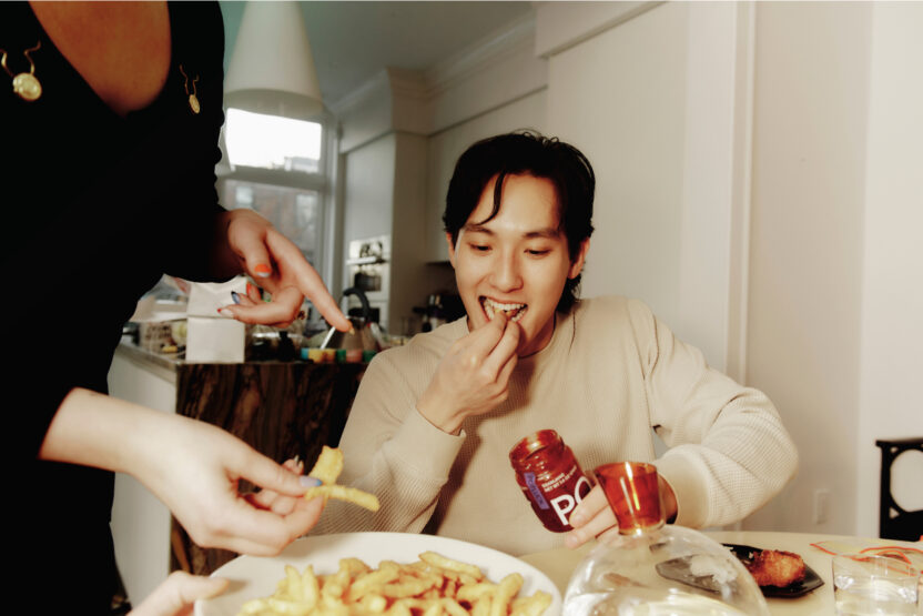 보자기의 색과 패턴을 입은 한국 식료품 브랜드 ‘포틀럭’ 3 20240108 potluck 1203 edited