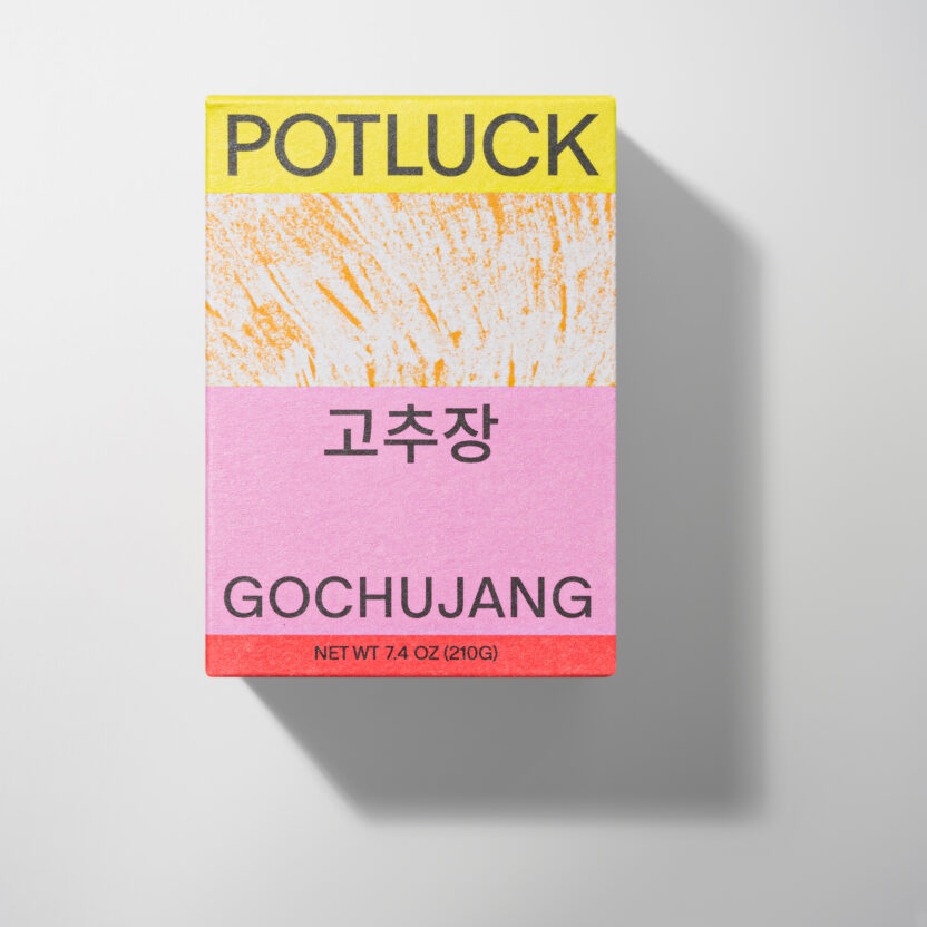 보자기의 색과 패턴을 입은 한국 식료품 브랜드 ‘포틀럭’ 13 212