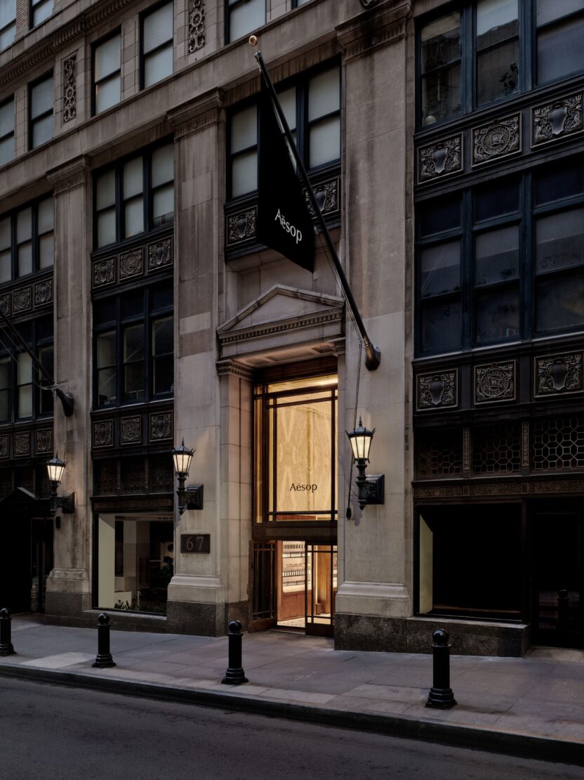 현대인의 감각을 사로잡는 이솝 공간 미학 4 Large JPEG Aesop US Store Wall Street 02