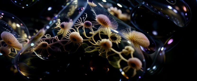 예술에 과학을 접목한 아니카 이, 리움미술관 개인전 9 대표작품 1 산호 가지는 달빛을 길어 올린다 2024