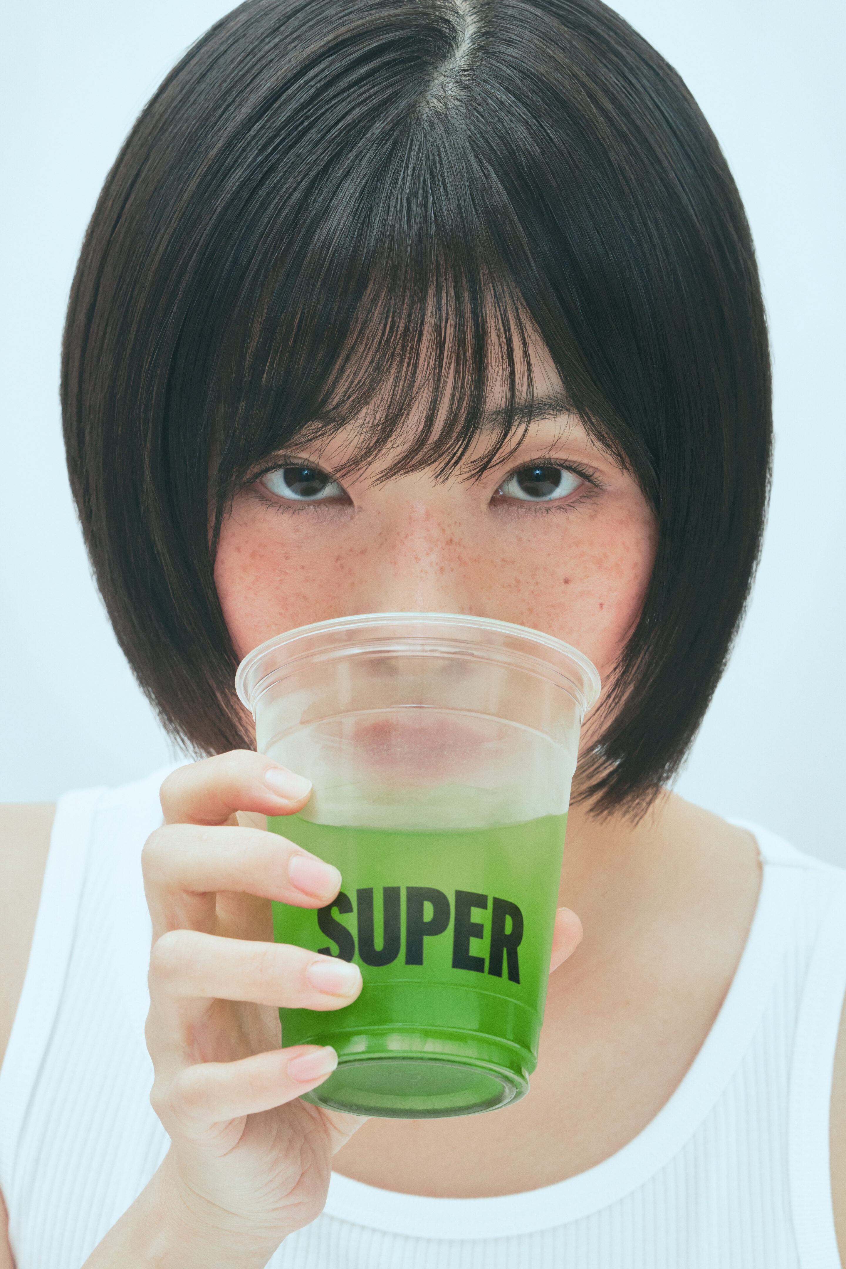 슈퍼말차 2.0 리브랜딩 모델컷 음료컷 1