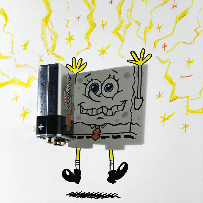 예술 작품이 된 그림자, 섀도우올로지스트 빈센트 발 4 Spongebob