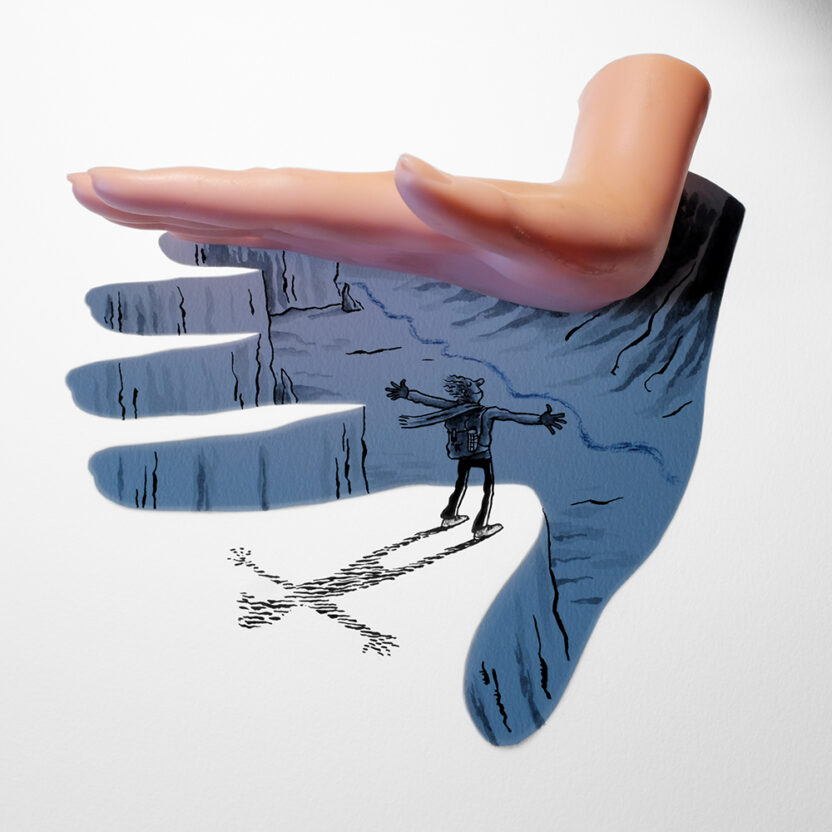 예술 작품이 된 그림자, 섀도우올로지스트 빈센트 발 11 the hand canyon