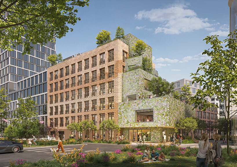 재활용 플라스틱 소재로 완성한 독일의 유니크한 오피스 건물 2 2 2