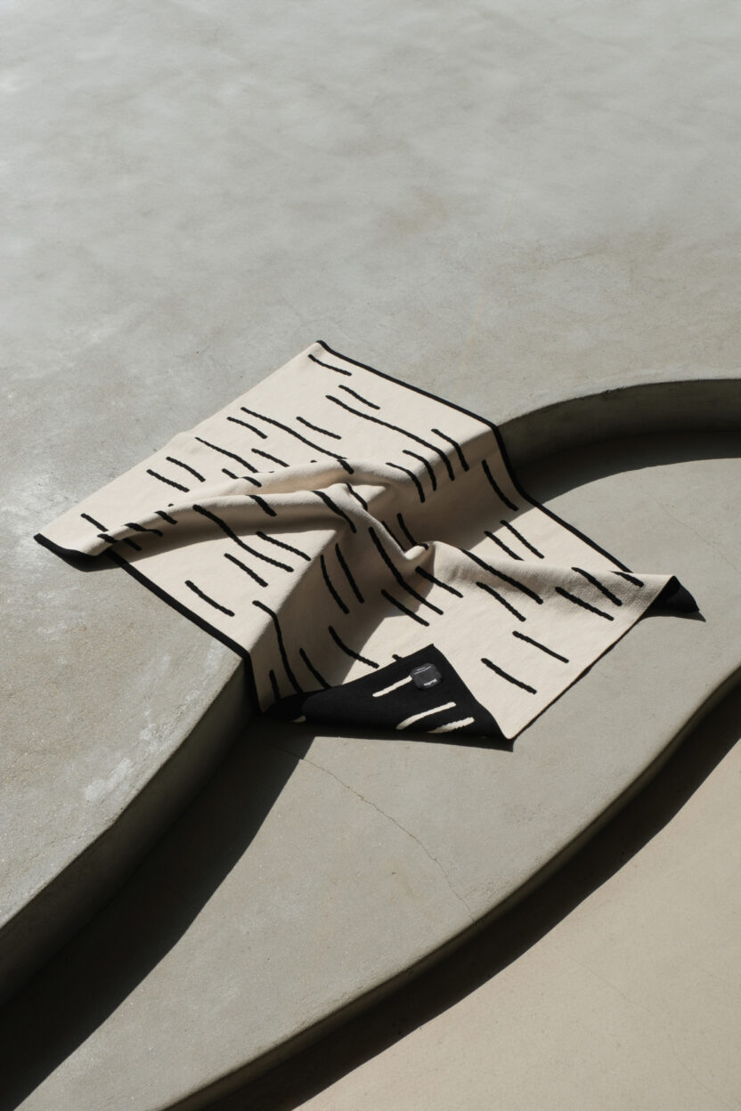 차밭 풍경을 패턴에 담다, 티 가든 블랭킷 2 Tea garden blanket 02