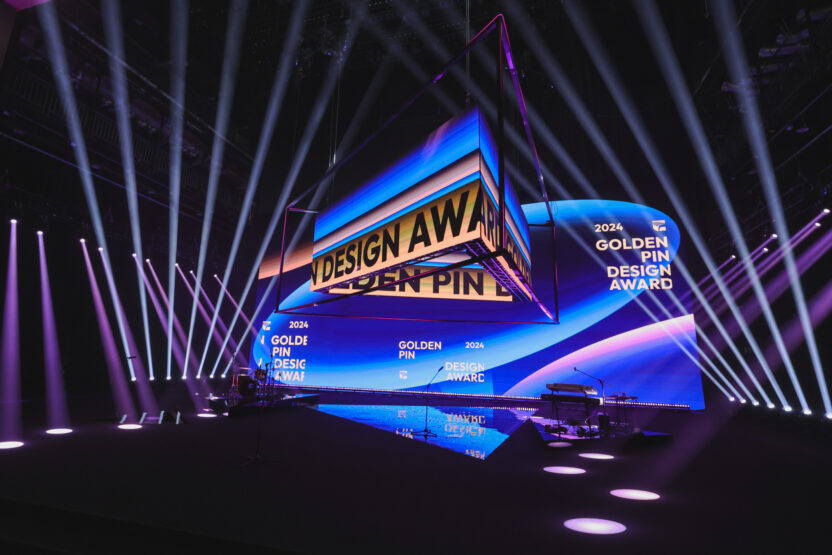 01 The 2024 Golden Pin Design Award Ceremony took place on the evening of December 13 at the Taiwan Traditional Theatre Center in Taipei