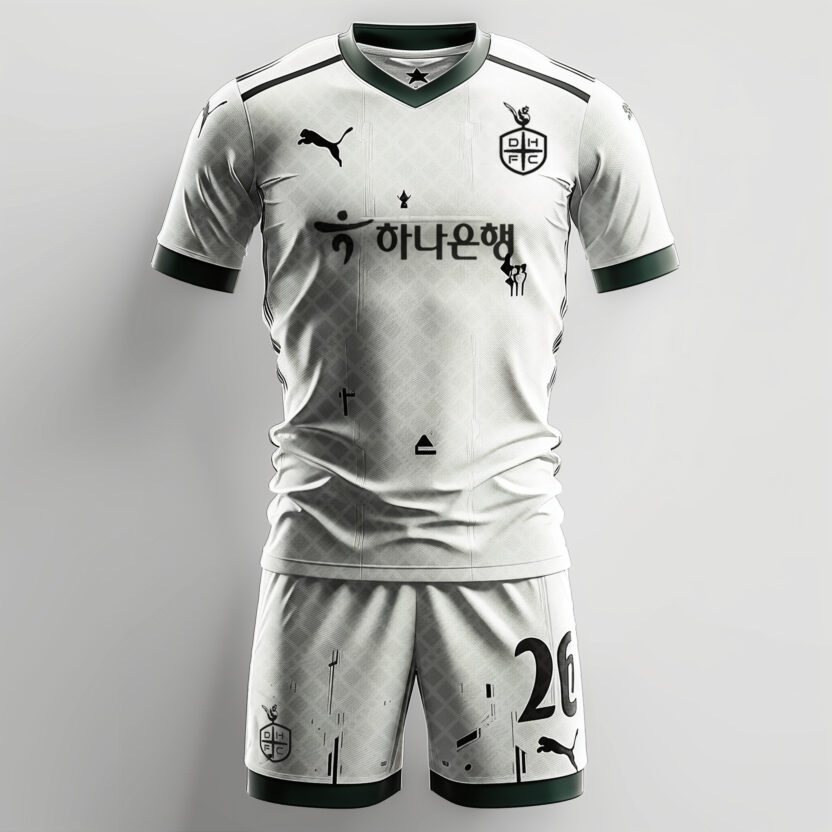 필드를 누비는 AI, 대전하나시티즌 유니폼 8 investerjuju white color jersey with shorts puma sponsor logo af3ac43f a8c7 4168 a372 e7bb8d3c6601 copy