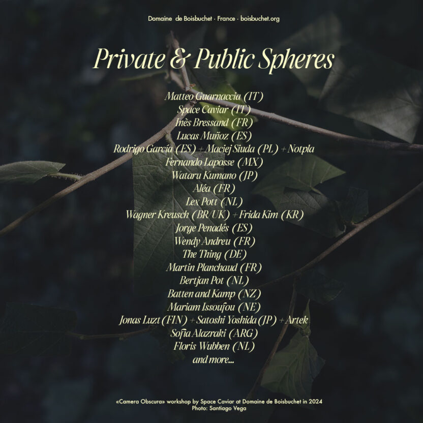 2025 부아부셰 디자인 건축 워크숍 4 2025 A Insta4 Workshops Boisbuchet