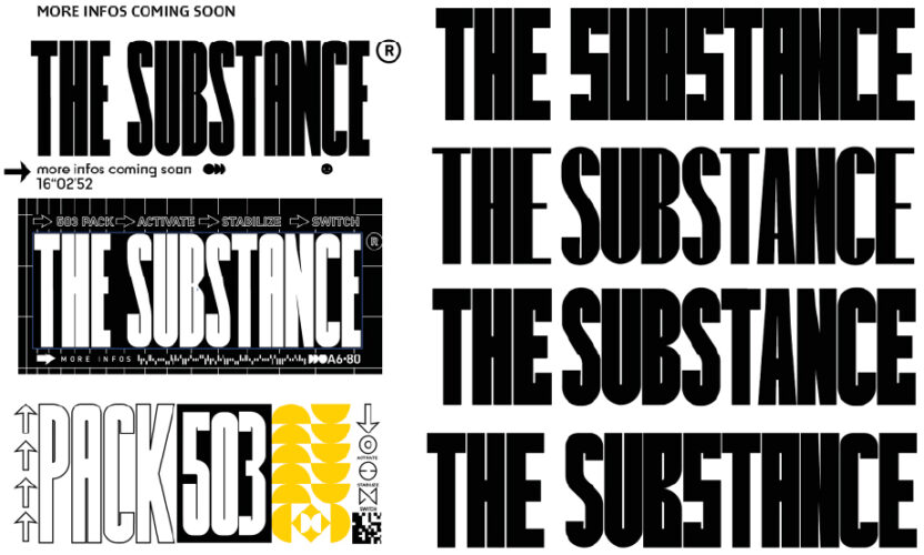 〈서브스턴스〉의 그 서체, 누가 만들었을까? 2 20250305 105921