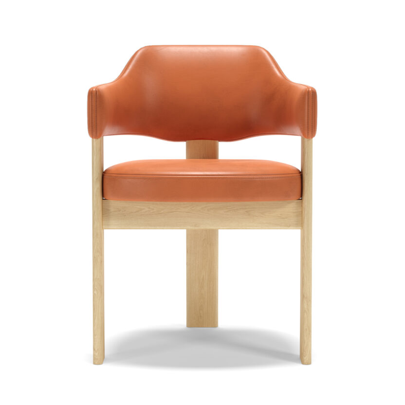 북유럽의 고요함을 담은 의자, Lymmy Chair 1 Levantin design artu Leather terracote ash 2
