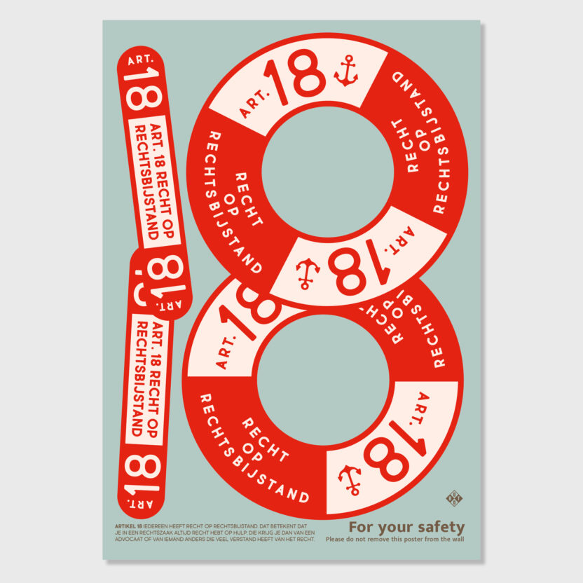 네덜란드 헌법 제정 175년을 기념하는 포스터 전시 11 Studio Boot 1