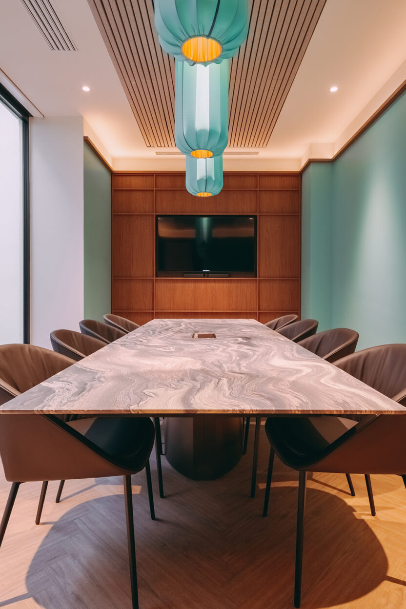 고급 호텔에서 영감을 얻은 공유 오피스, 쿼르크 12 15 1