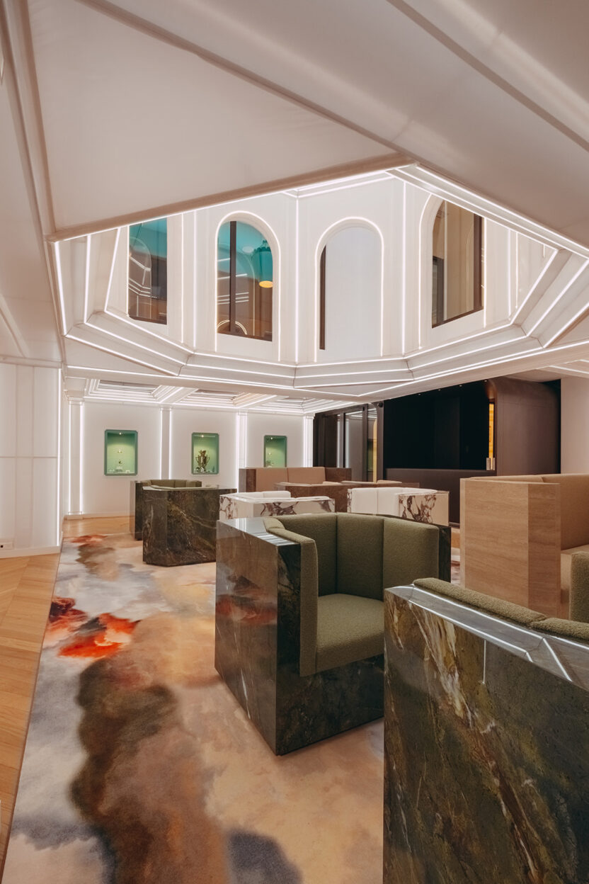 고급 호텔에서 영감을 얻은 공유 오피스, 쿼르크 6 5 5