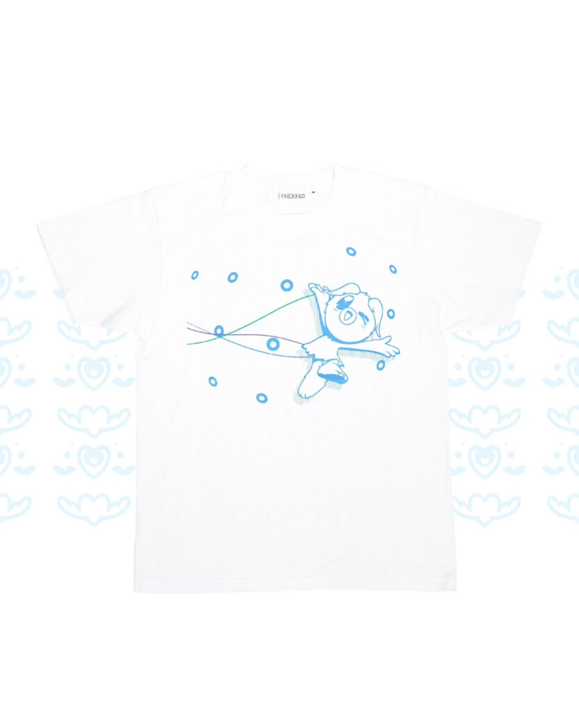 Azikain Magic World S S T shirts White
