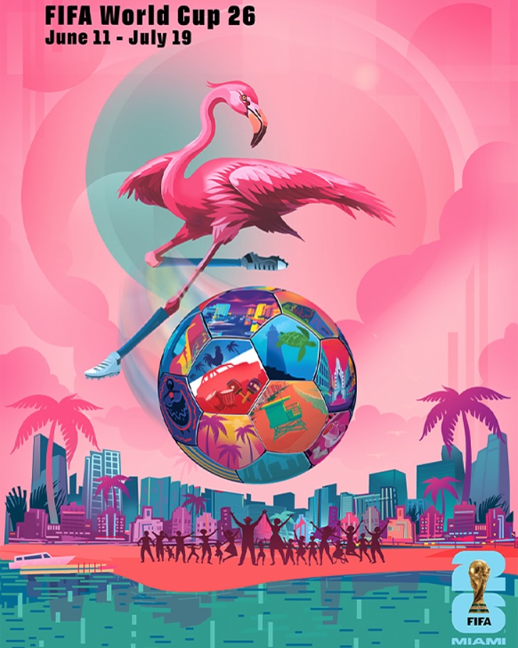 2026 월드컵 포스터 디자인 모아보기 6 miami