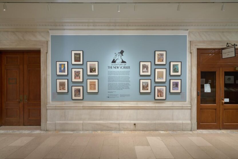 더 뉴요커 100주년, 100인이 그린 ‘100’ 디자인 4 3 SASB Century of New Yorker installation view