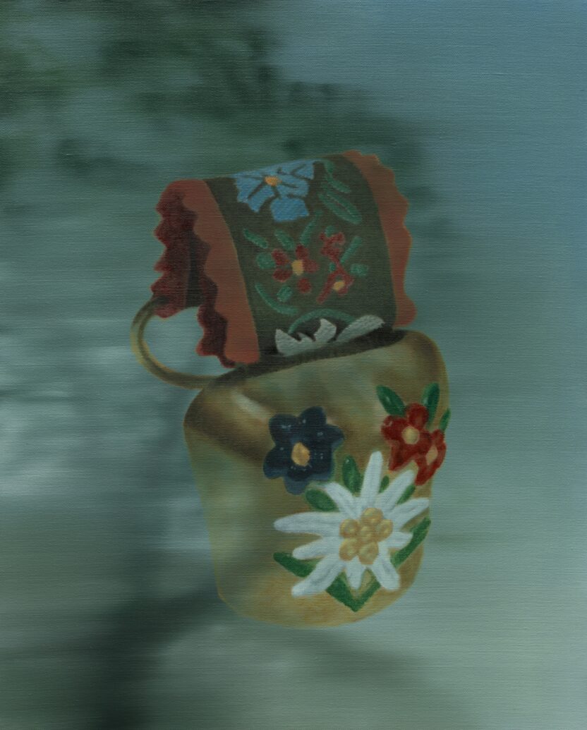 넷플릭스 드라마 〈폭싹 속았수다〉 속 그 초상화, 김대유 작가의 회화 세계 6 6. Belonging among belongings scenery and cowbell