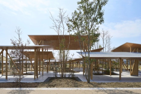 tomohiro hata architect and associates baraike park base facility parks gard