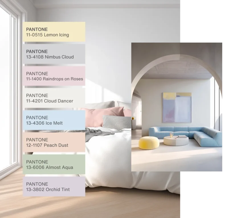 pantone 2026 color of the year 11 4201 cloud dancer index powdered pastels hero