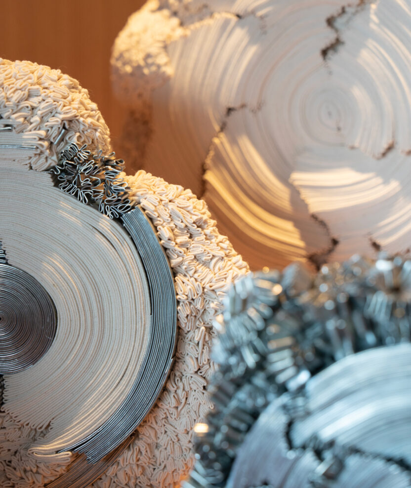 Detail de la collaboration entre Simone Pheulpin x Goossens c le19M. Photo Clarisse Ain 1